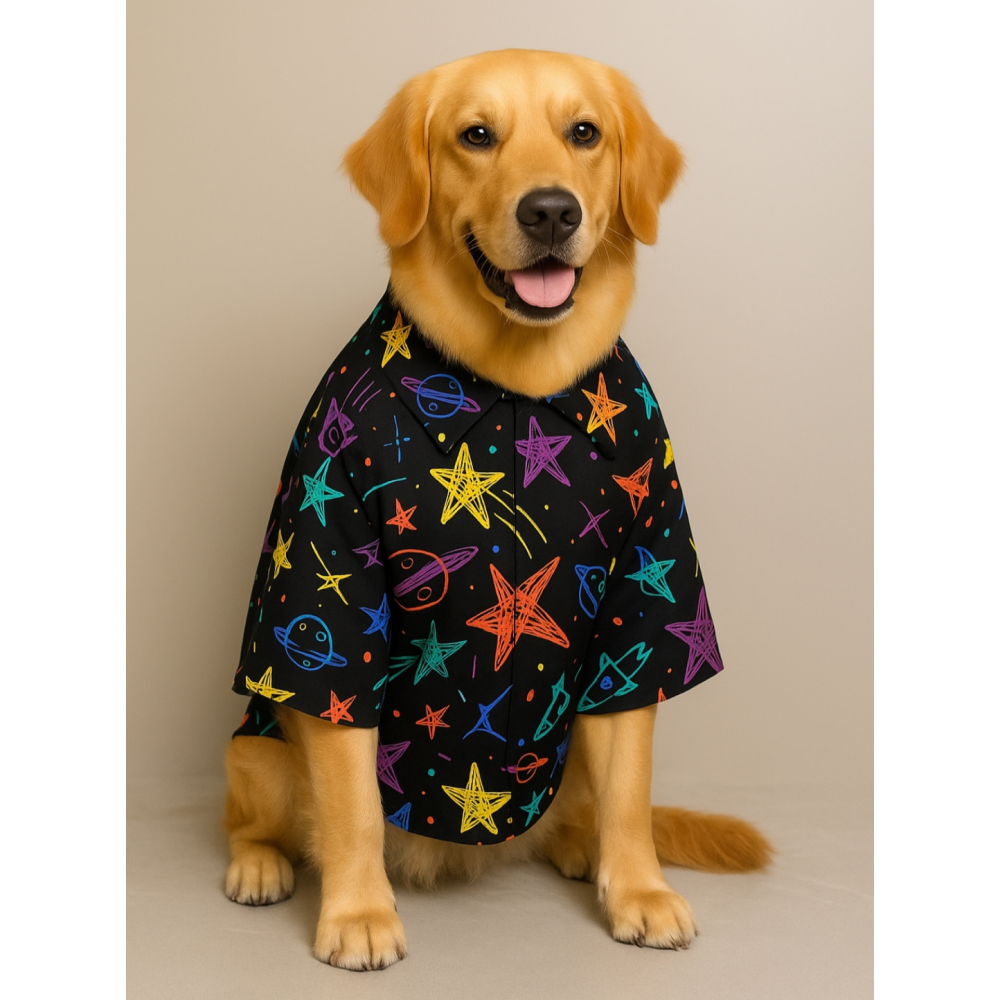 15 Furries Planet and Stars Shirt for Dogs