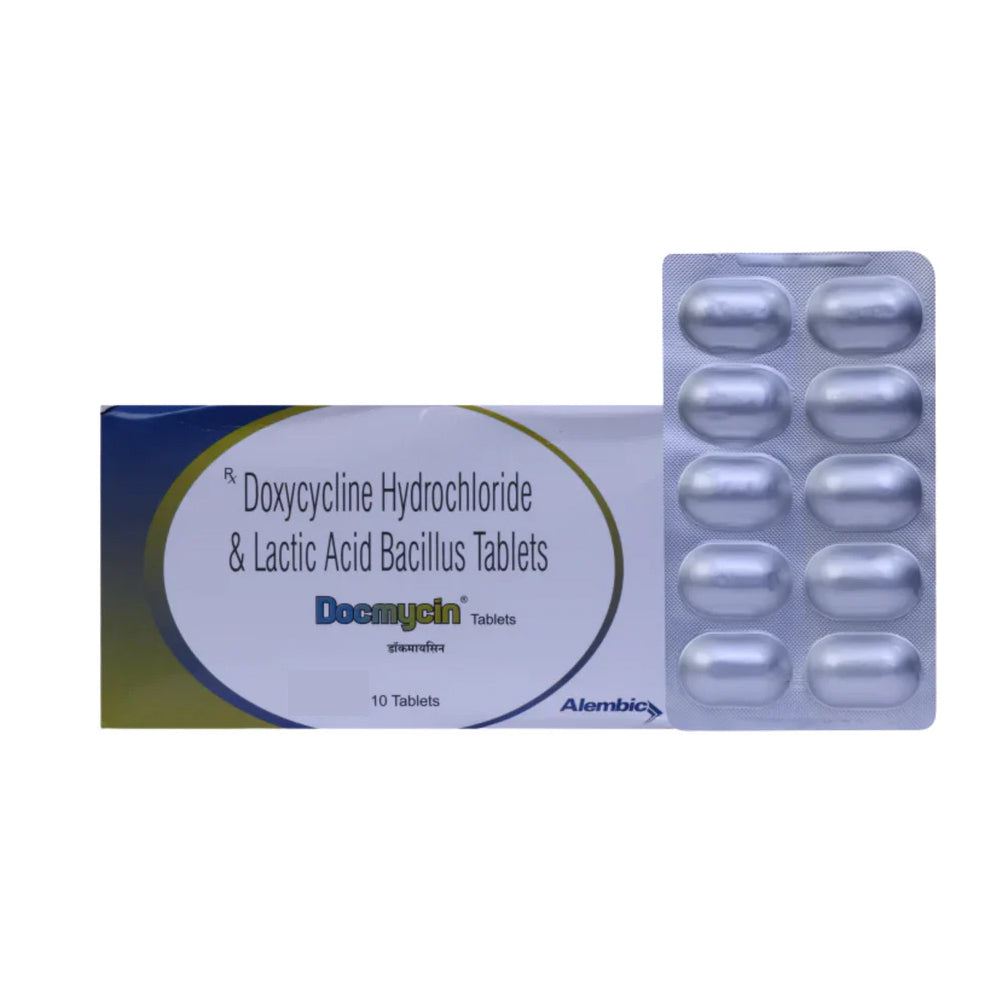Alembic Docmycin (Doxycycline Hydrochloride) 300mg Tablets for Dogs and Cats image 1