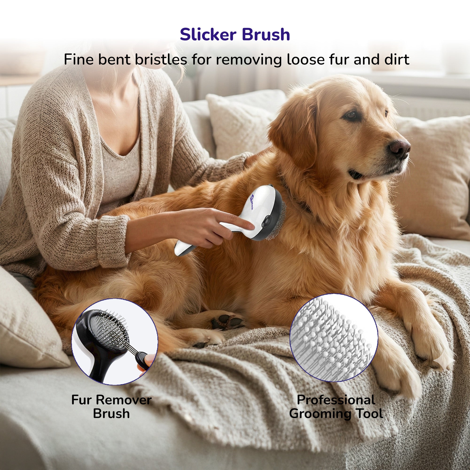 Petverse 7 in 1  Professional Deshedding, Detangling & Nail Care Kit for Dogs & Cats image 5