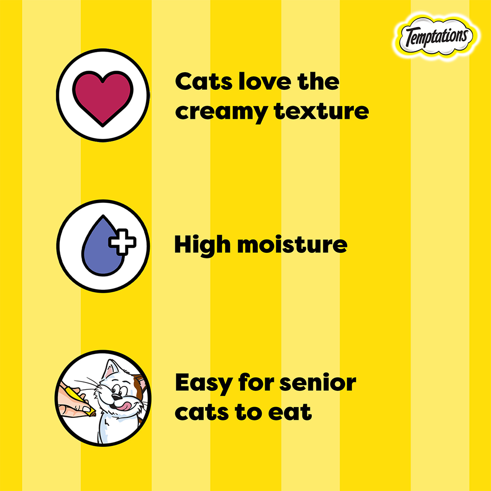 Temptations Creamy Purrrr ee Chicken & Tuna Cat Treats image 3