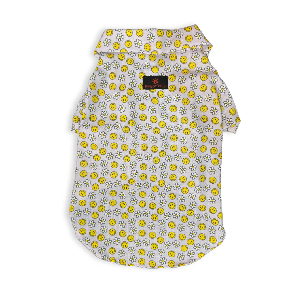 Pawgypets Smiley O Clock Shirt for Dogs (Lavender) image 4
