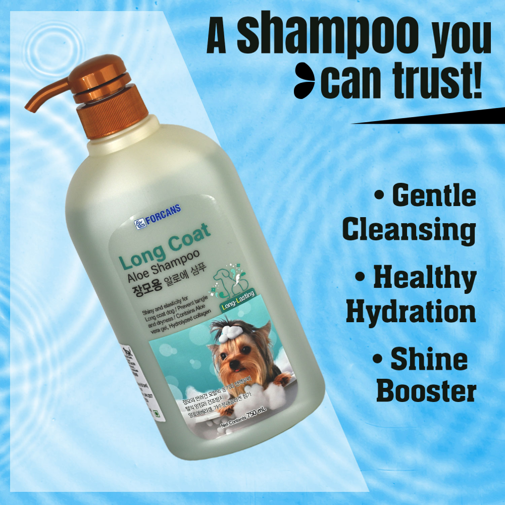 Forbis/Forcans Long Coat Aloe Shampoo for Dogs image 4