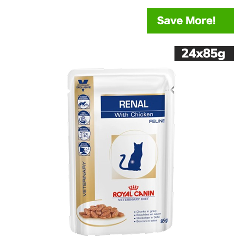 Royal Canin Veterinary Diet Renal Chicken Adult Cat Wet Food image 8