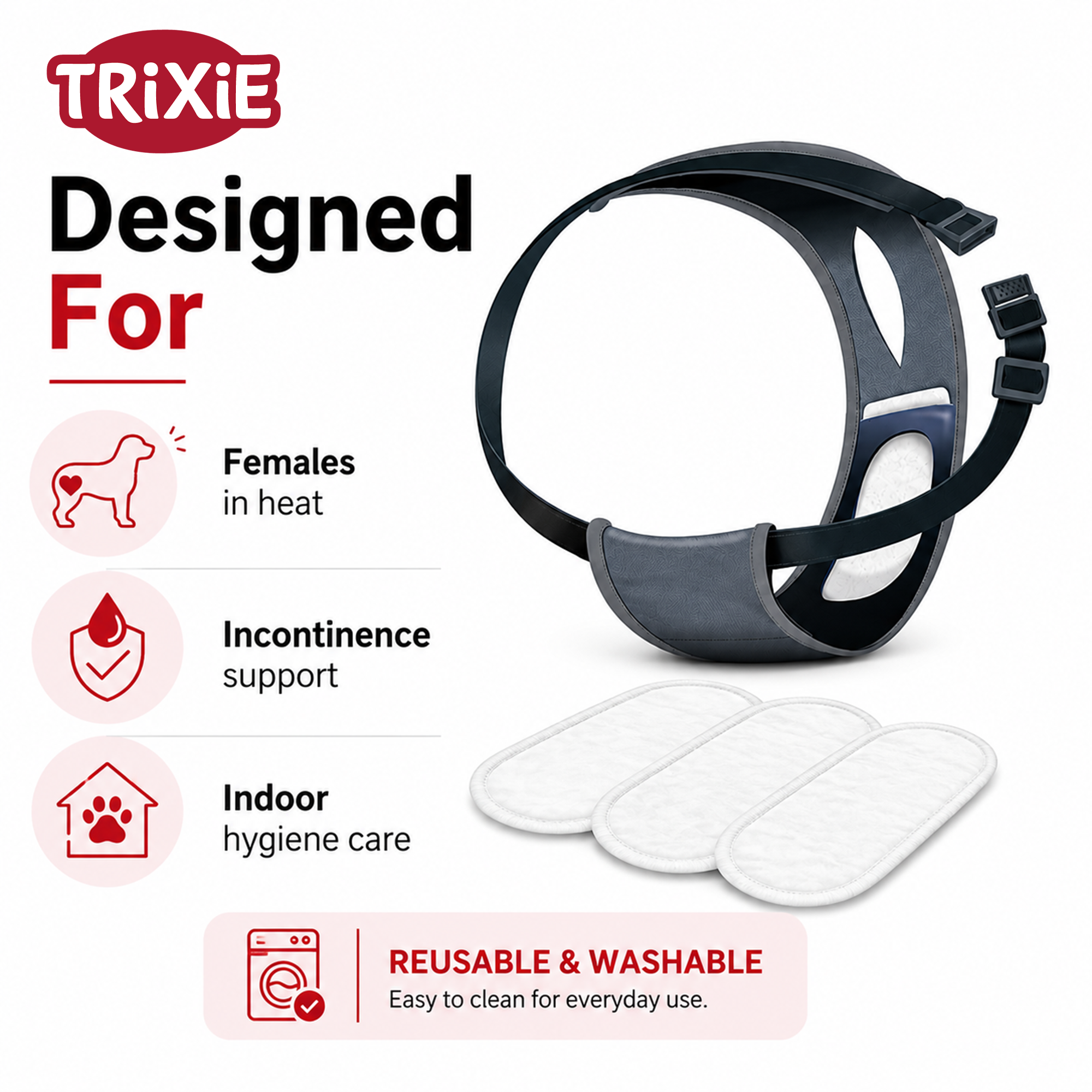 Trixie Washable Protective Pants for Dogs image 3