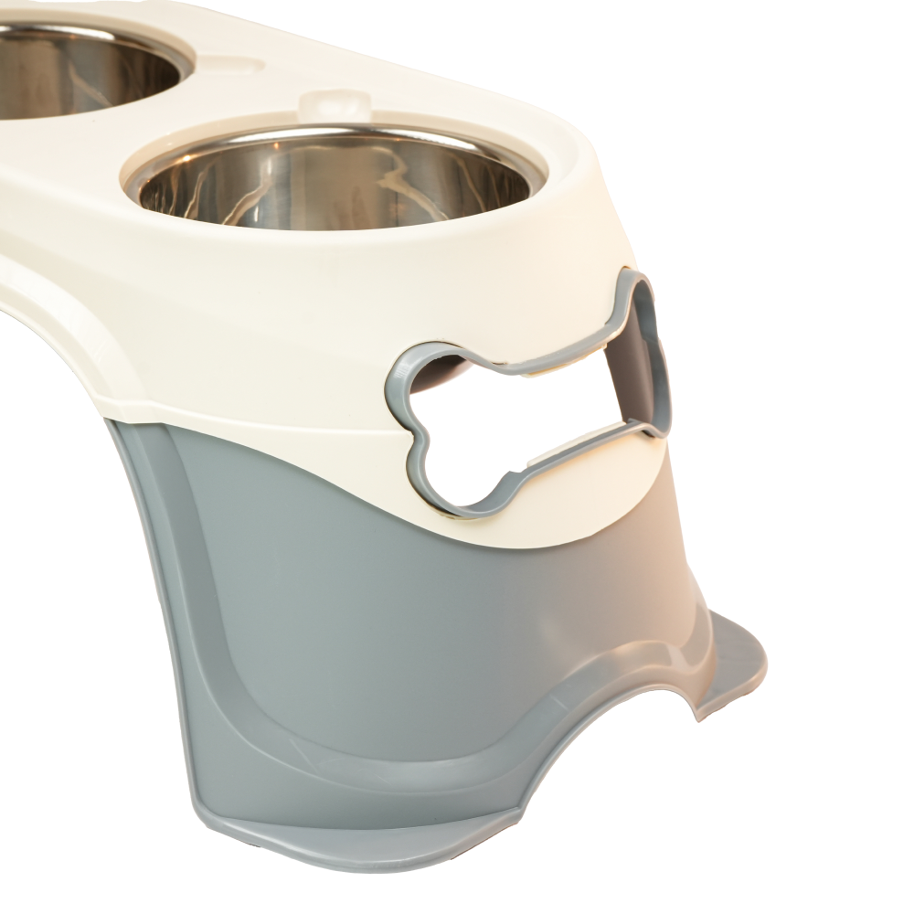 Skatrs Elevated Feeder with Twin Stainless Steel Bowls for Dogs image 4