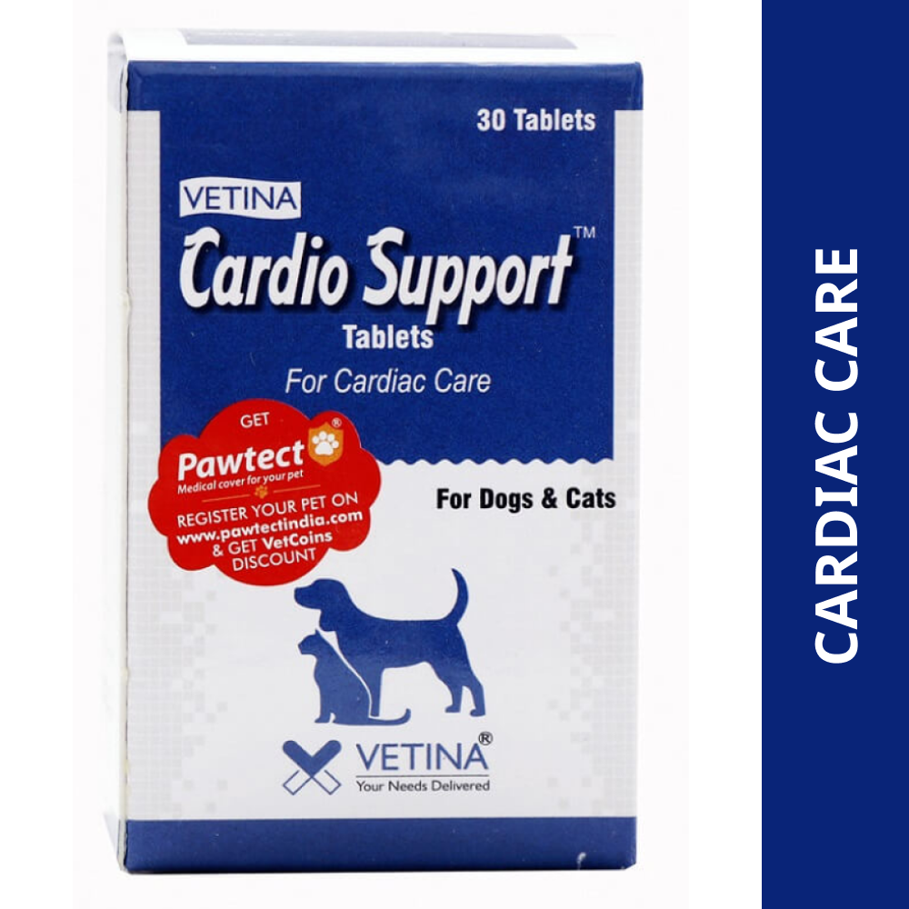 Vetina Cardio Support Tablet for Dogs and Cats image 1