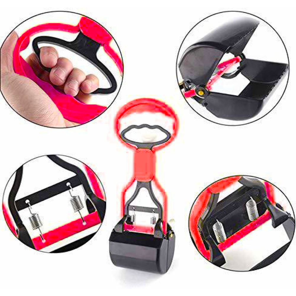 Chullbull Foldable Potty Scooper for Dogs (Red) image 5