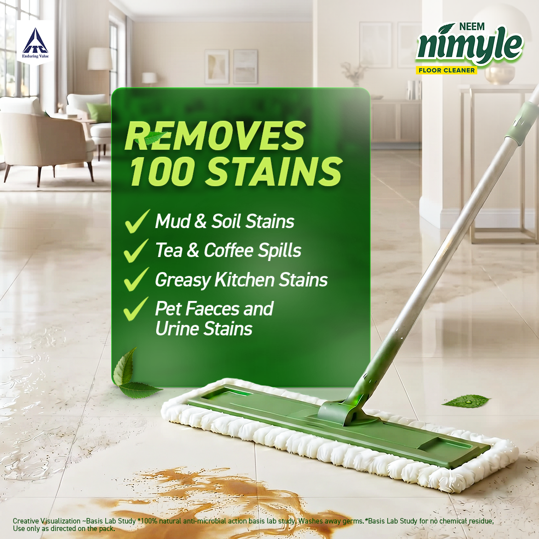 Nimyle Neem Herbal Based 99.9% Anti Bacterial Liquid Floor/Surface Cleaner for Kids & Pets image 4