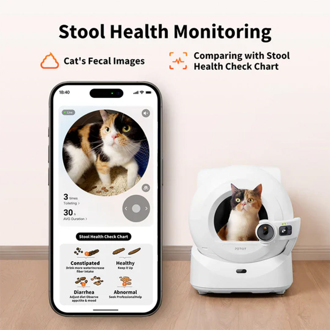 Petkit Purobot Ultra Automatic Self Cleaning Litter Box for Cats (White) image 8