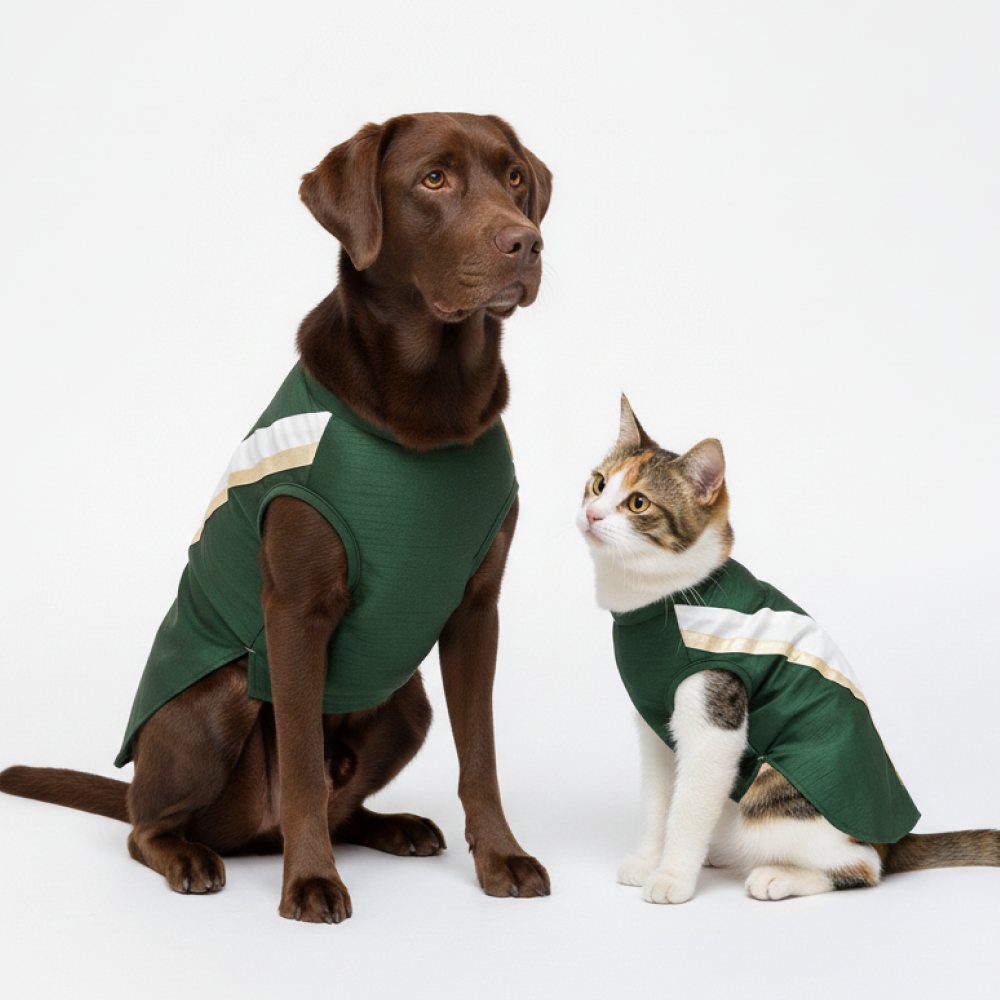 Skatrs Heritage Kurta for Dogs and Cats (Green)