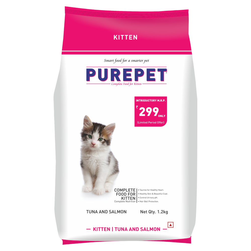 Purepet Tuna and Salmon Kitten Cat Dry Food image 2