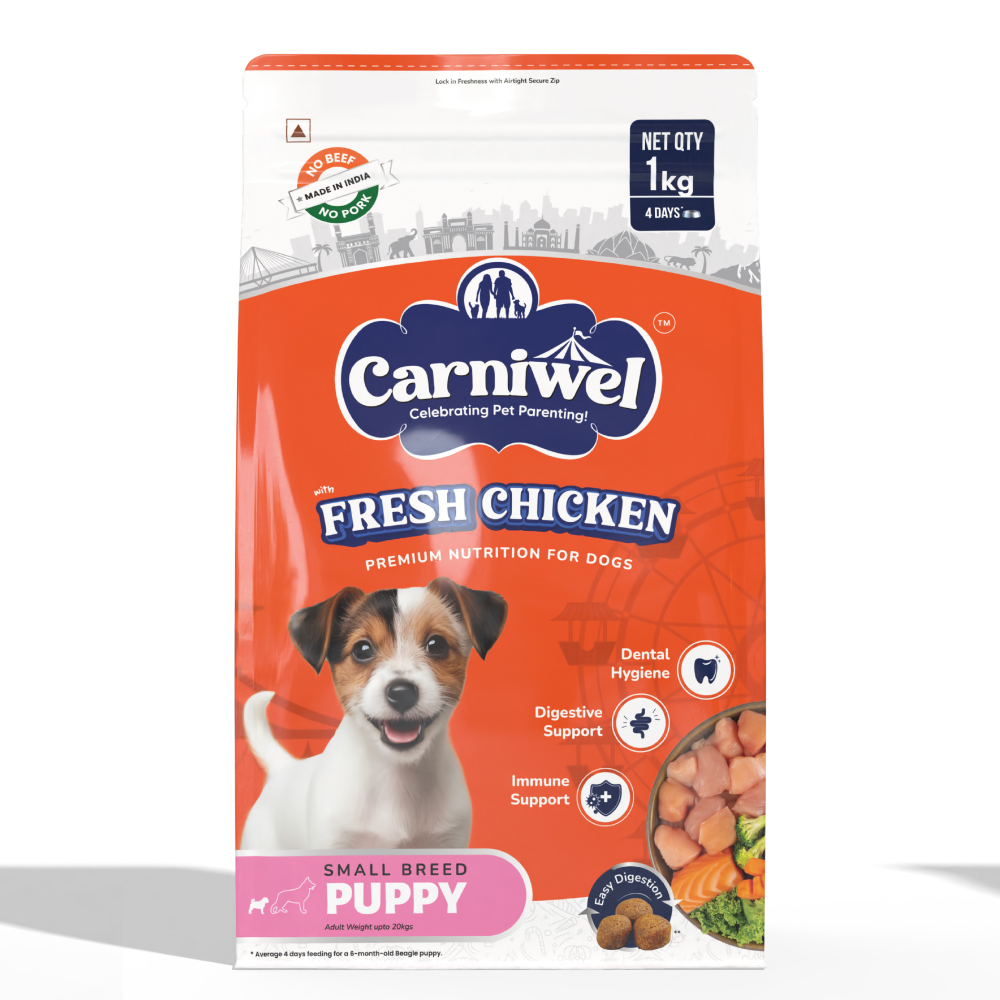 Carniwel Fresh Chicken Kibble Small Breed Puppy Dog Dry Food image 7