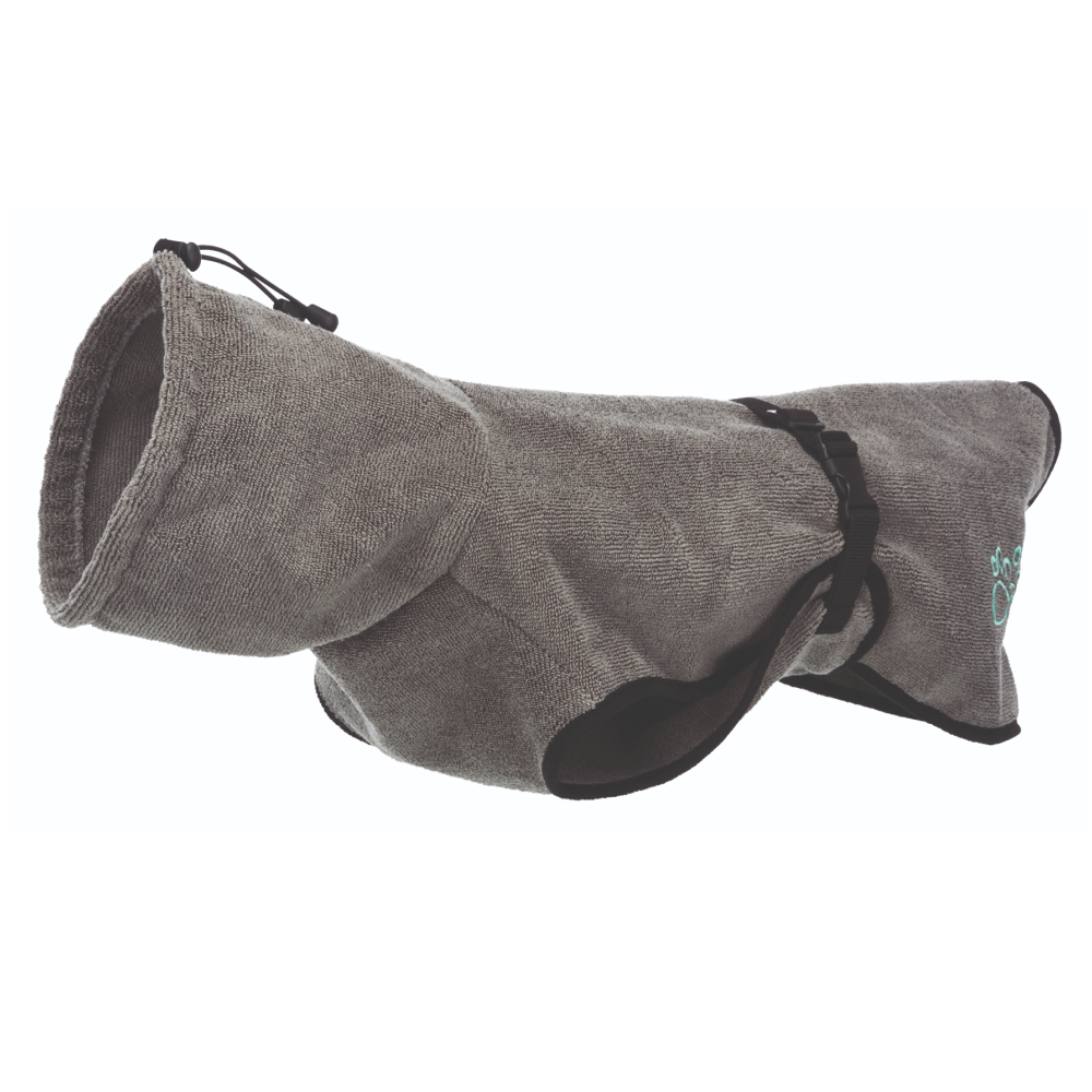 Trixie Bathrobe for Dogs (60cm, Grey) image 3