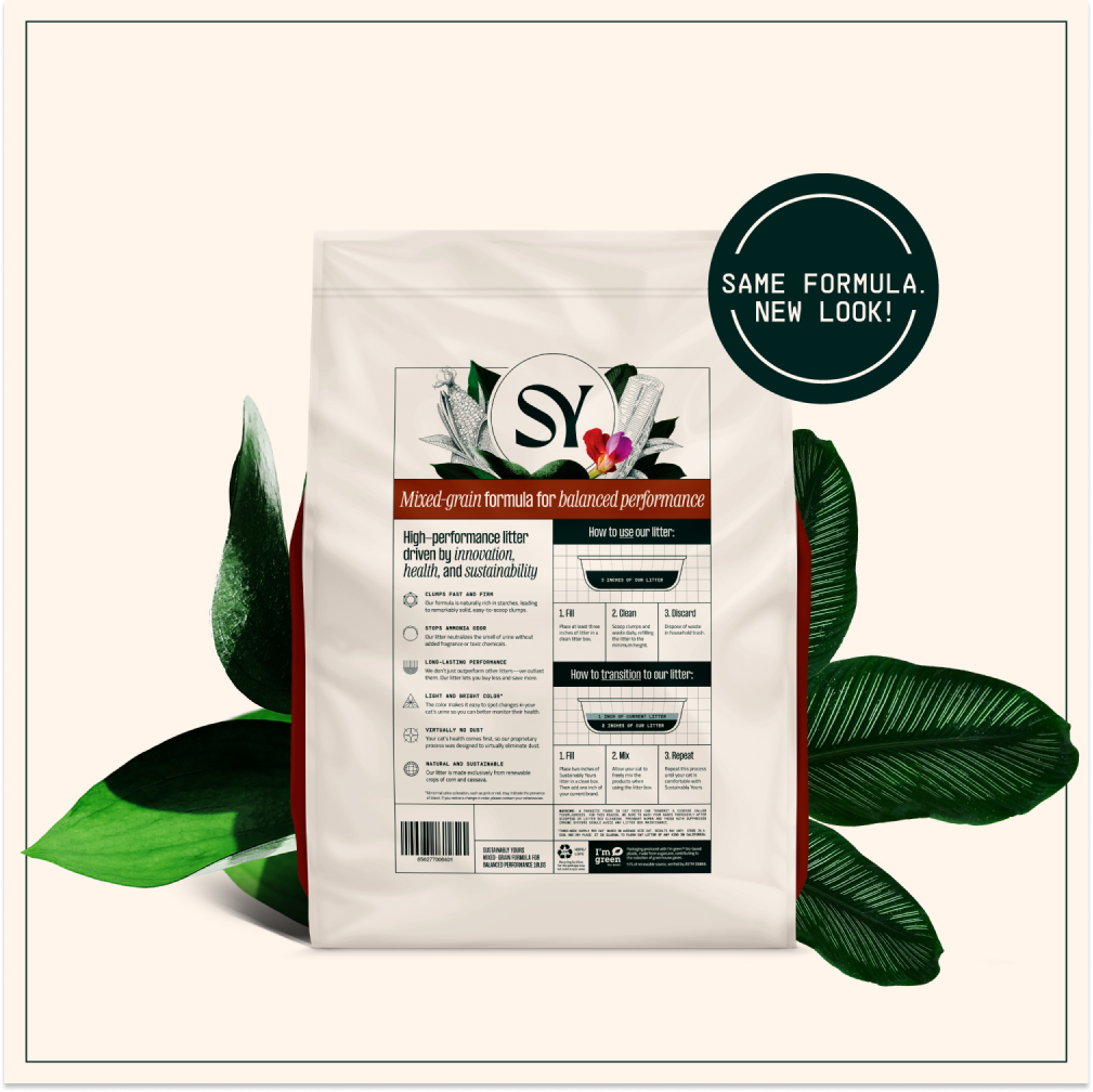 Sustainably Yours Multi Cat Unscented Mixed Granules Cat Litter image 9