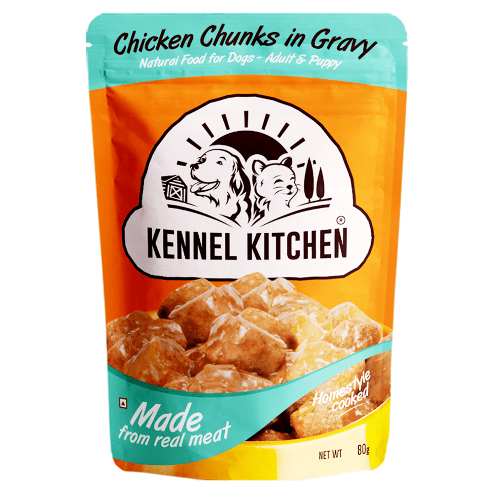 Kennel Kitchen Lamb Chunks in Gravy and Chicken Chunks in Gravy Adult and Puppy Dog Wet Food (All Life Stage) Combo image 8