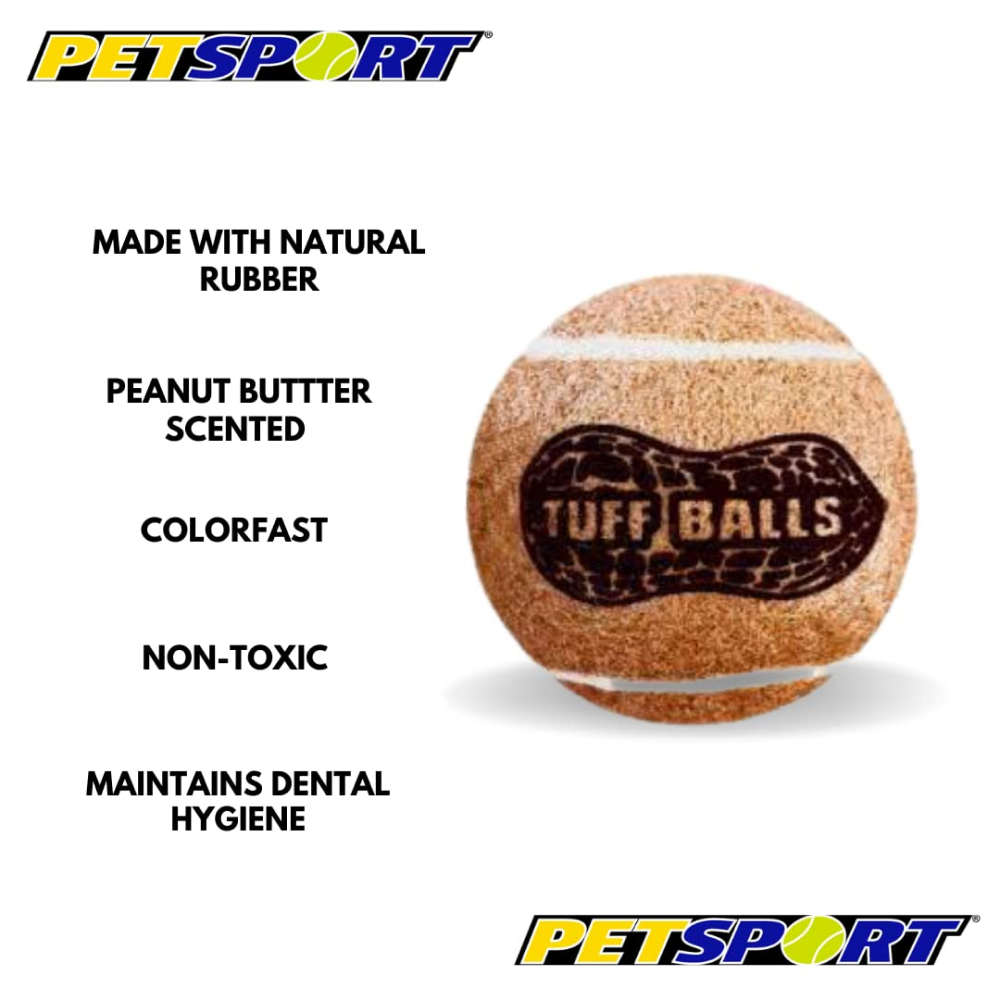 Petsport Peanut Butter Scented Tuff Ball chew Toy for Dogs image 5