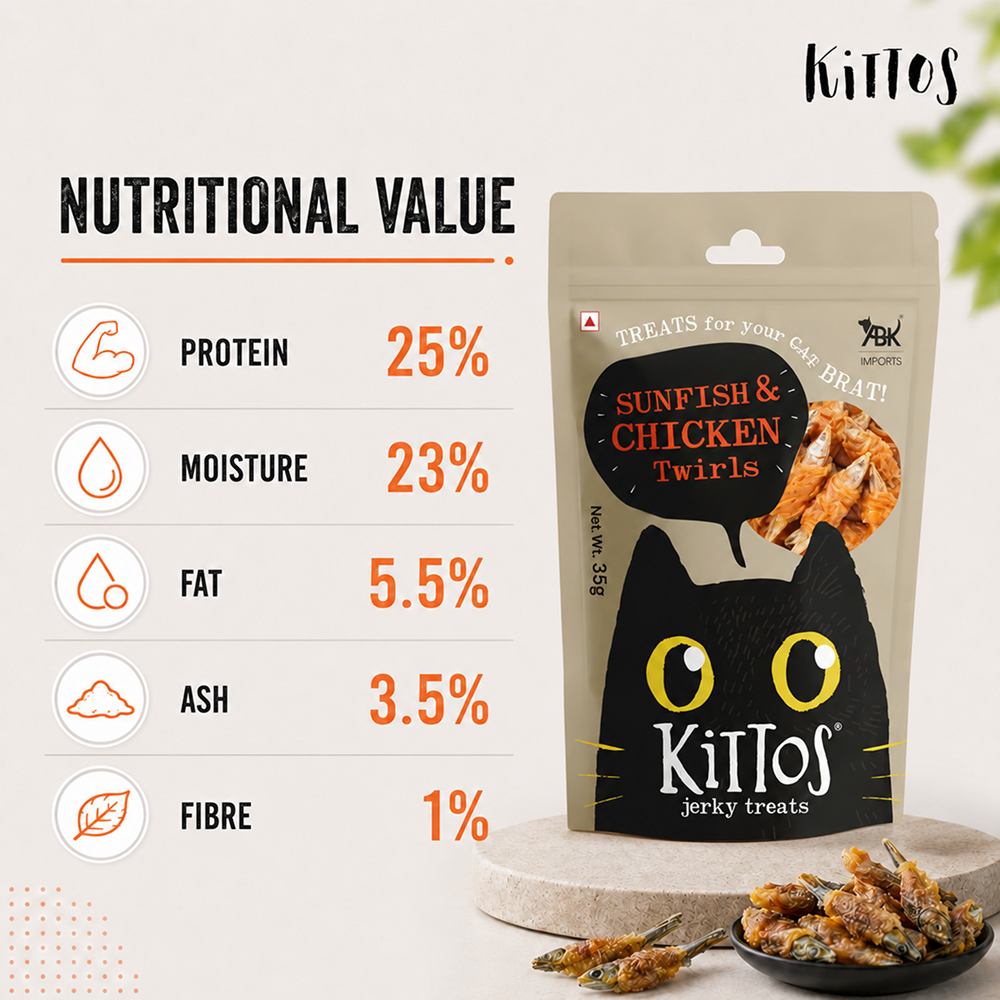 Kittos Purr Fect Sunfish Chicken and Twirls Cat Treats image 5
