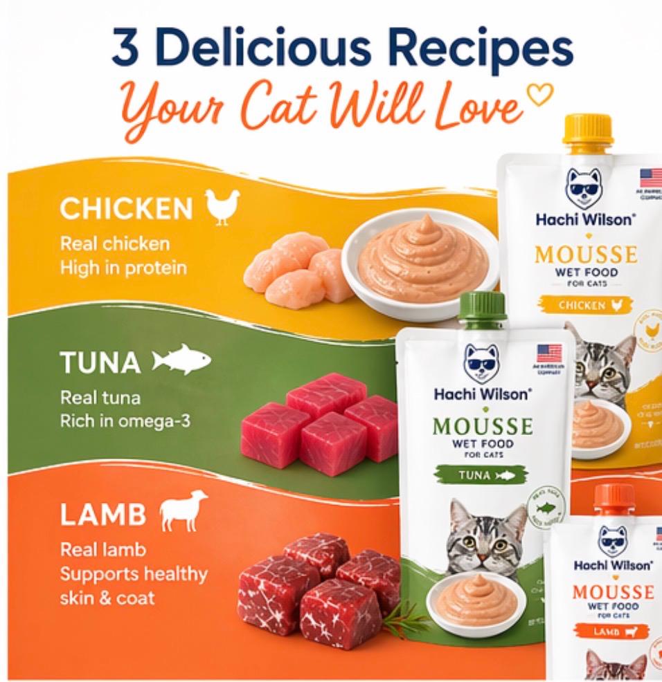 Hachi Wilson Tuna Mousse Wet Food for Cats & Kittens image 3