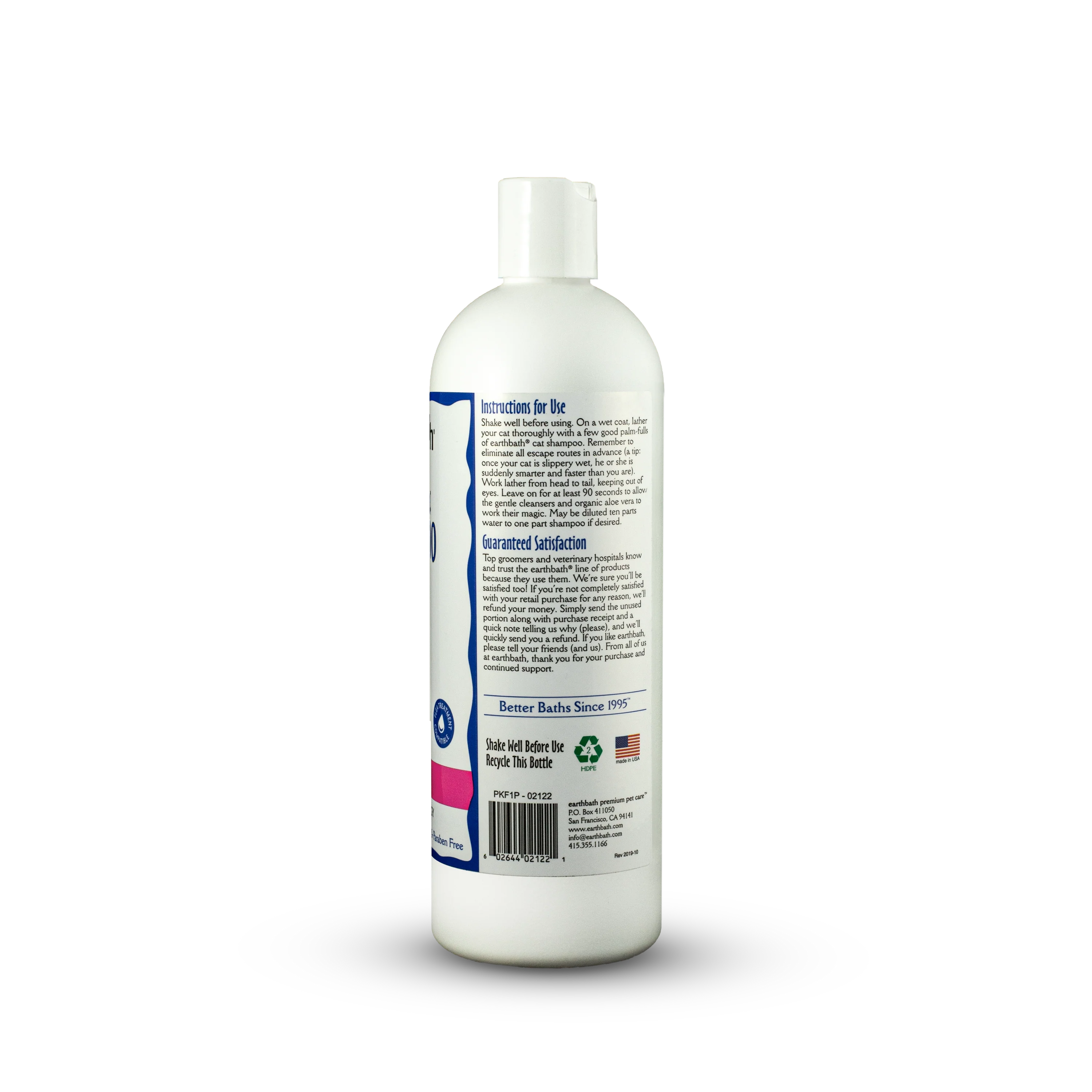 EarthBath Hypo Allergenic Fragrance Free Shampoo for Cats image 6