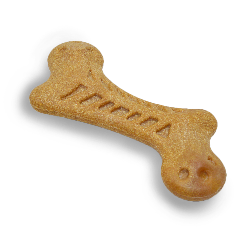 Barkbutler x Fofos Woodplay Bone Toy for Dogs | For Aggressive Chewers (Brown) image 8