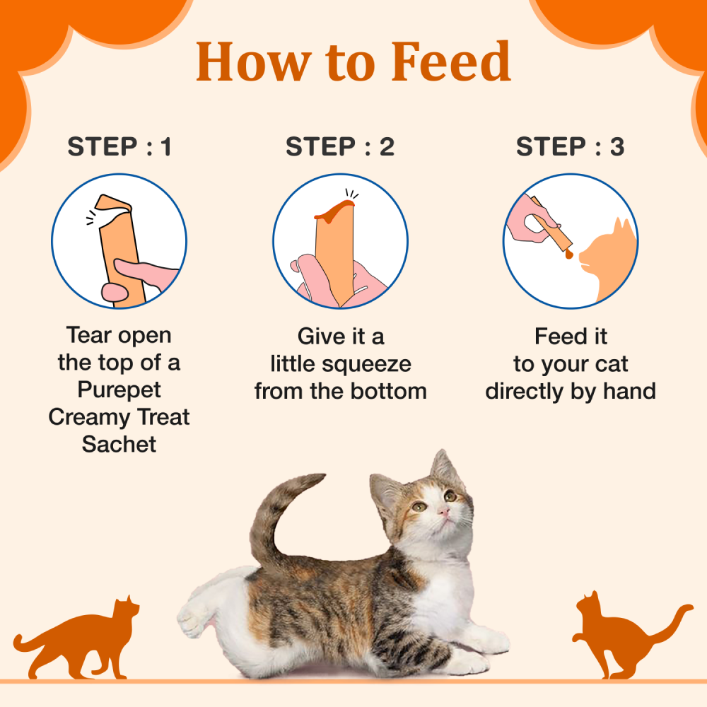 Purepet Real Chicken Lickable Creamy Treats for Cats image 8