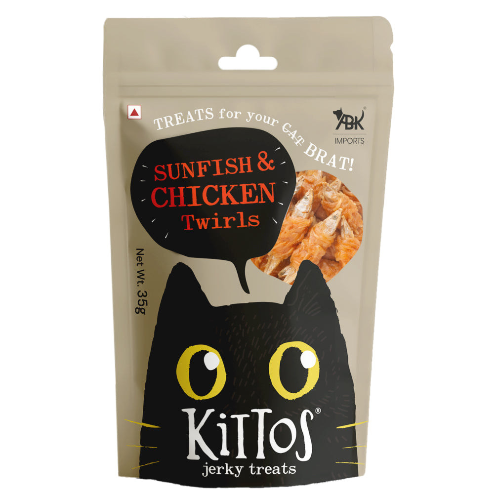 Kittos Purr Fect Sunfish Chicken and Twirls Cat Treats