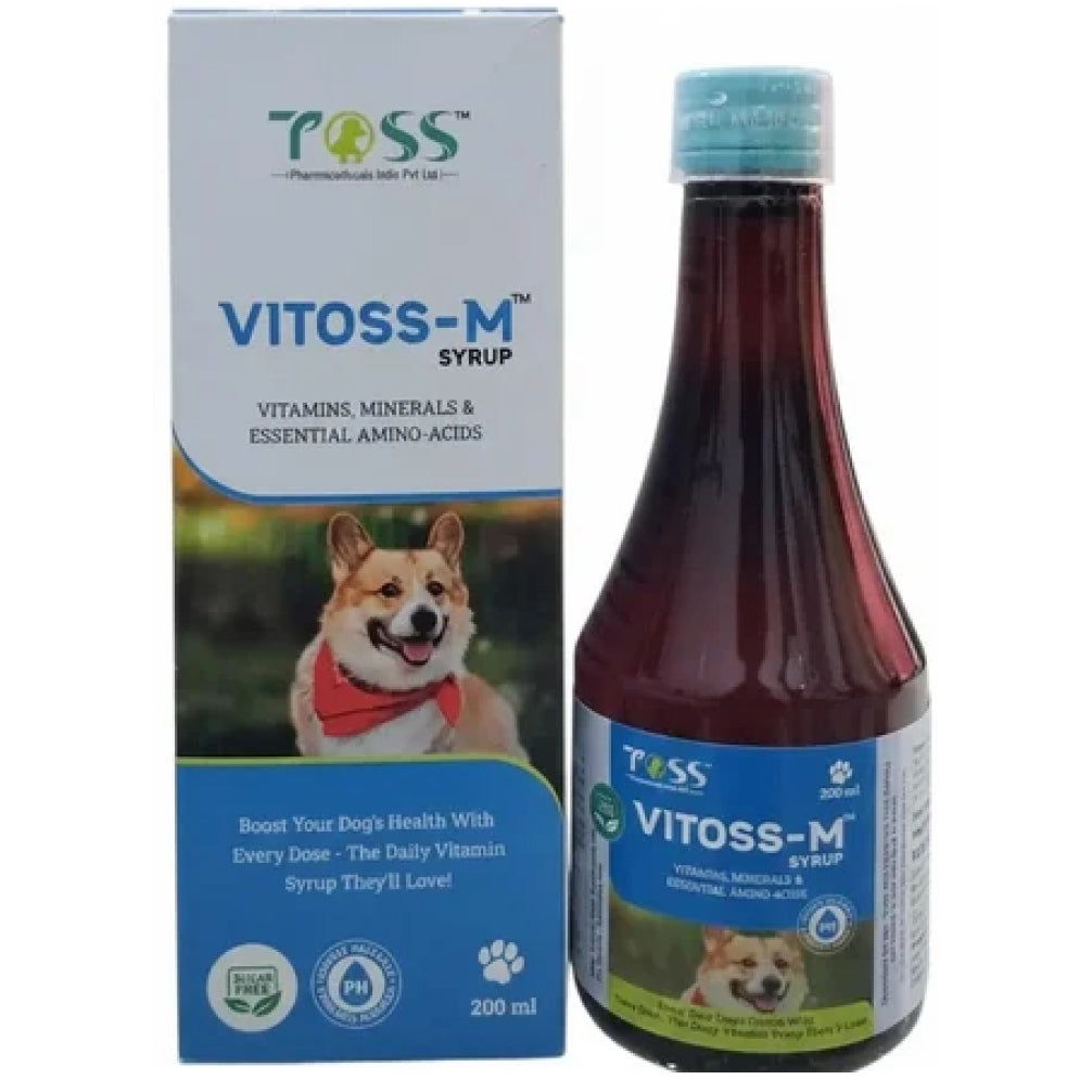 Tossvet Vitoss M Syrup Multivitamin & Mineral for Dogs and Cats
