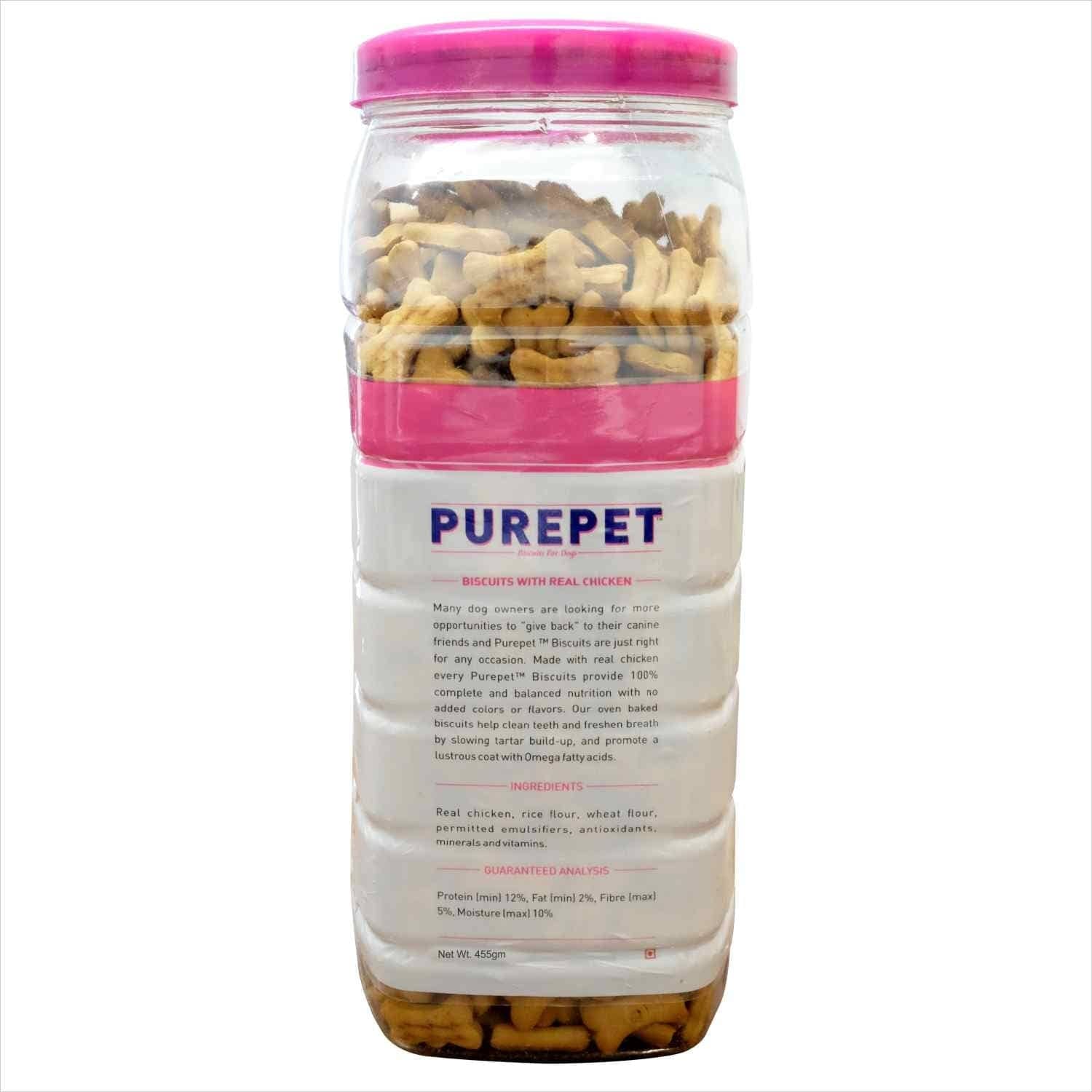 Purepet Mutton Flavour Real Chicken Biscuit Dog Treats image 10
