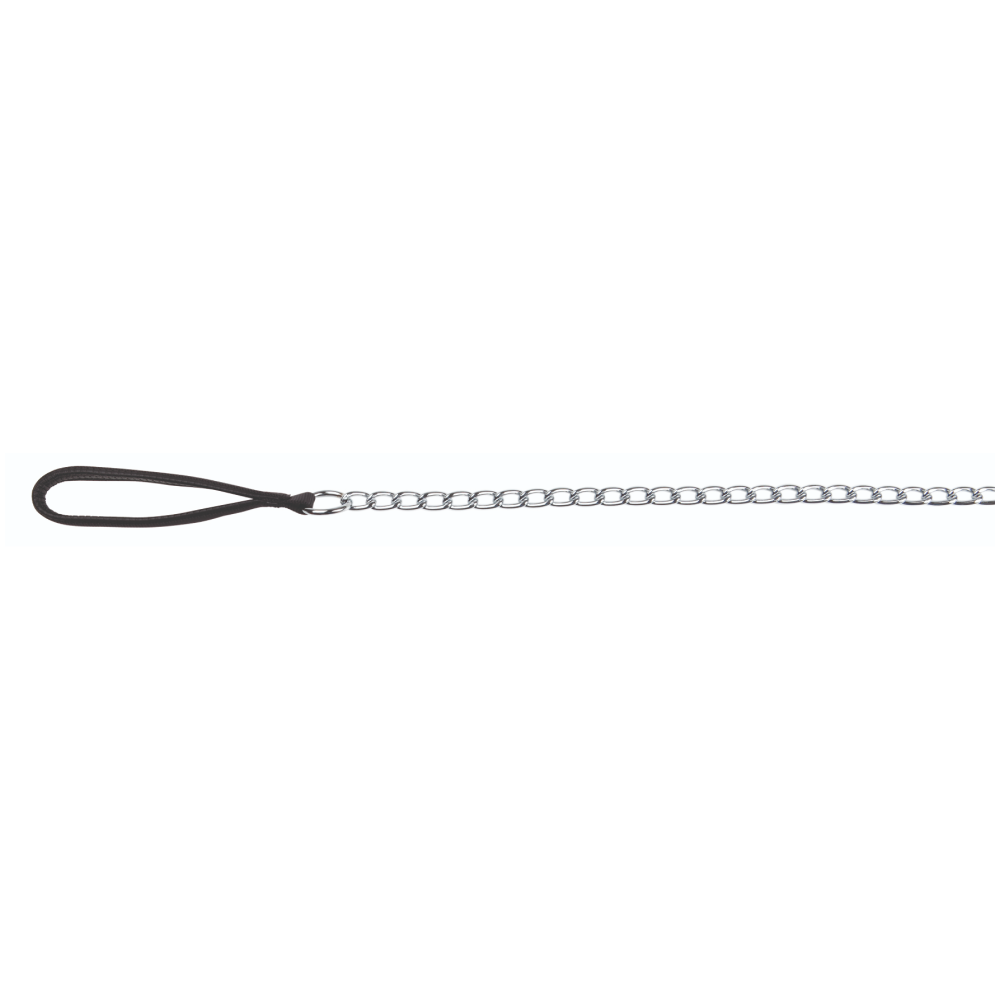 Trixie Chain Leash with Nylon Hand Loop for Dogs (Black) image 2