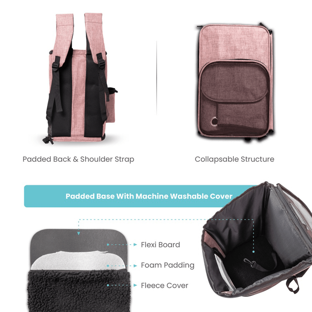 Barkbutler x Fofos Comfort Premium Outdoor Carrier for Small Dogs and Cats image 3