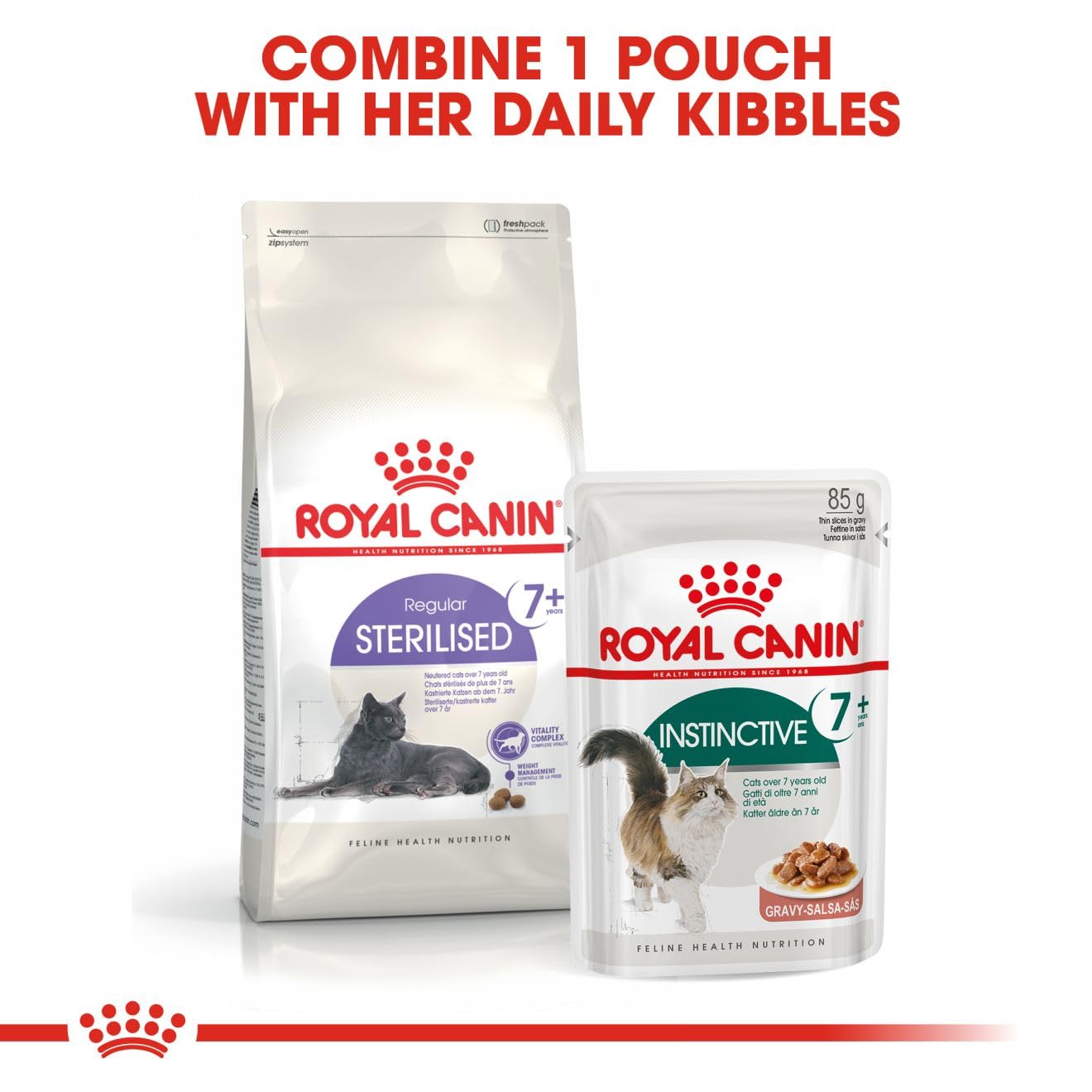Royal Canin Instinctive 7+ Gravy Cat Wet Food image 5