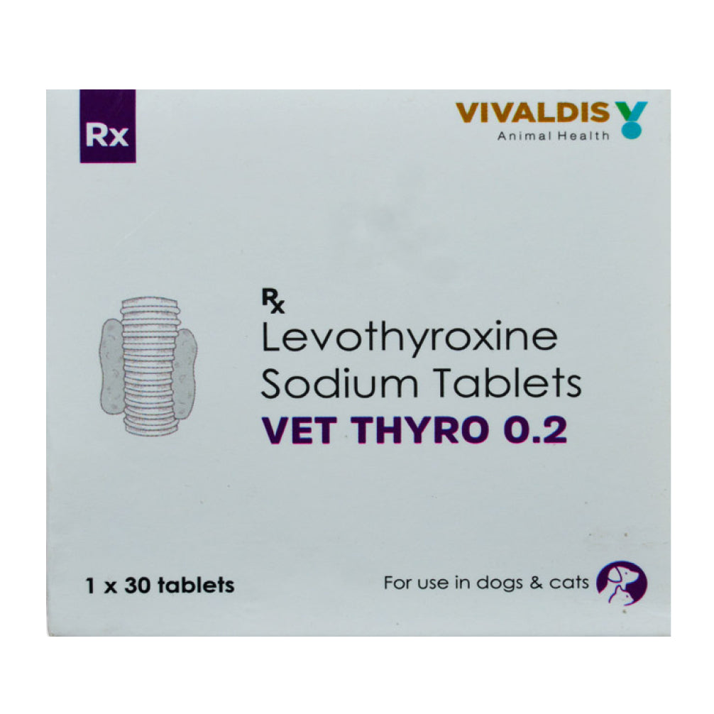 Vivaldis Vet Thyro 0.2 (Levothyroxine sodium) Tablets for Dogs and Cats image 6