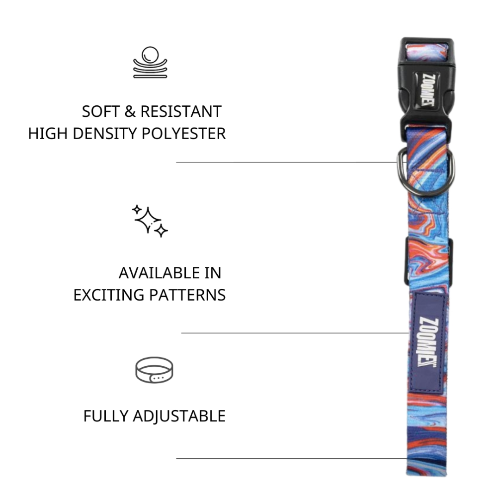 Zoomiez Fluid Printed Collar for Dogs image 2