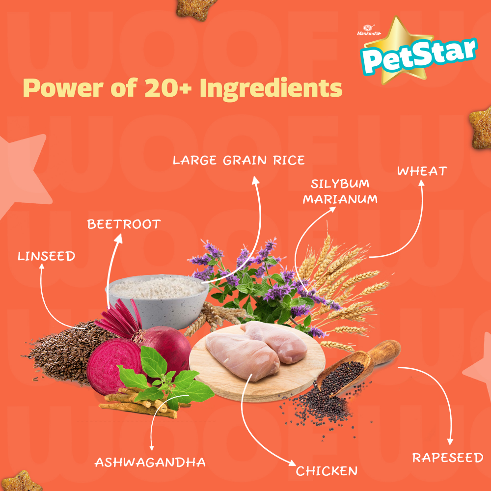 Mankind Petstar Chicken and Wheat Puppy Dry Food image 4