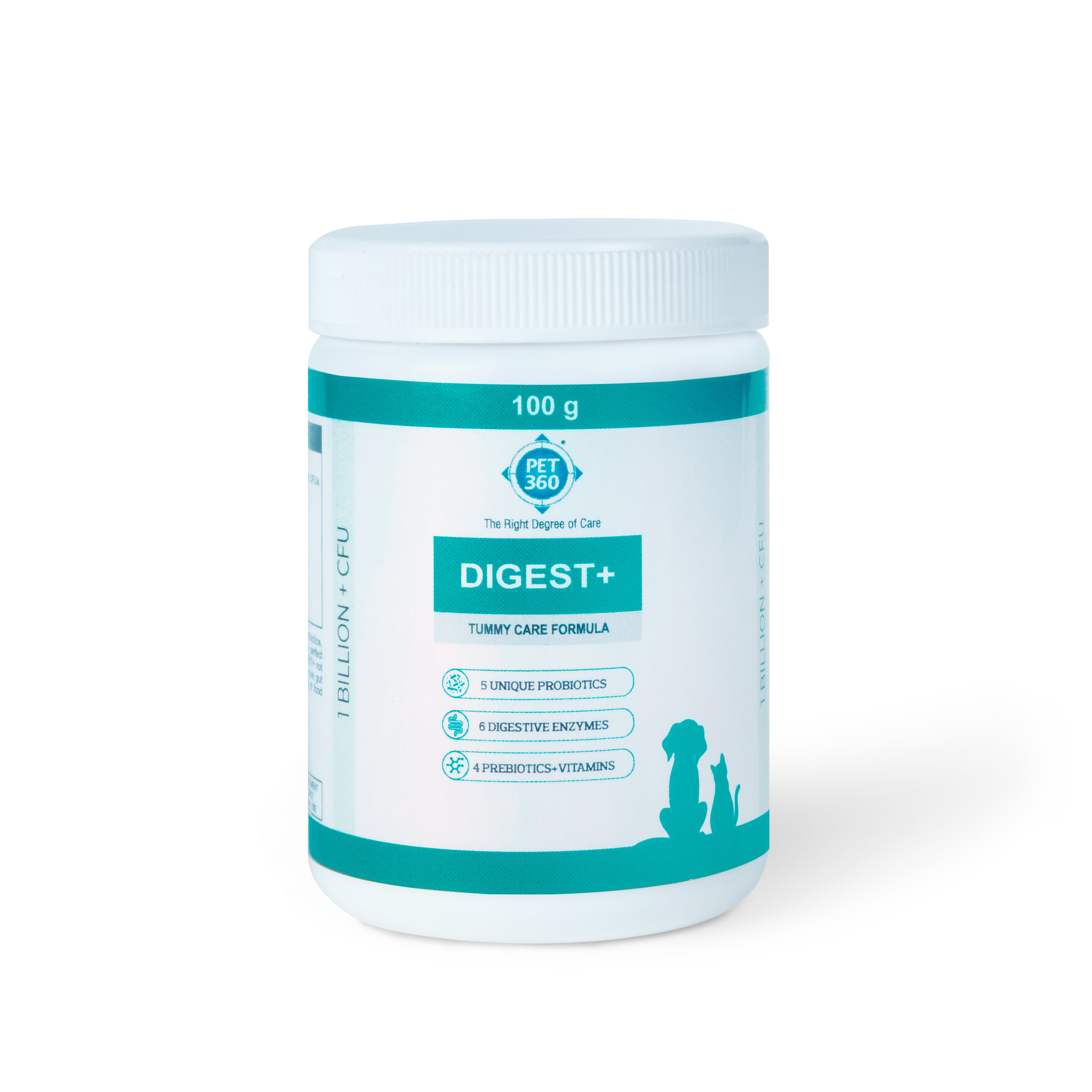 Pet360 Digest+ Tummy Care Powder for Dogs & Cats