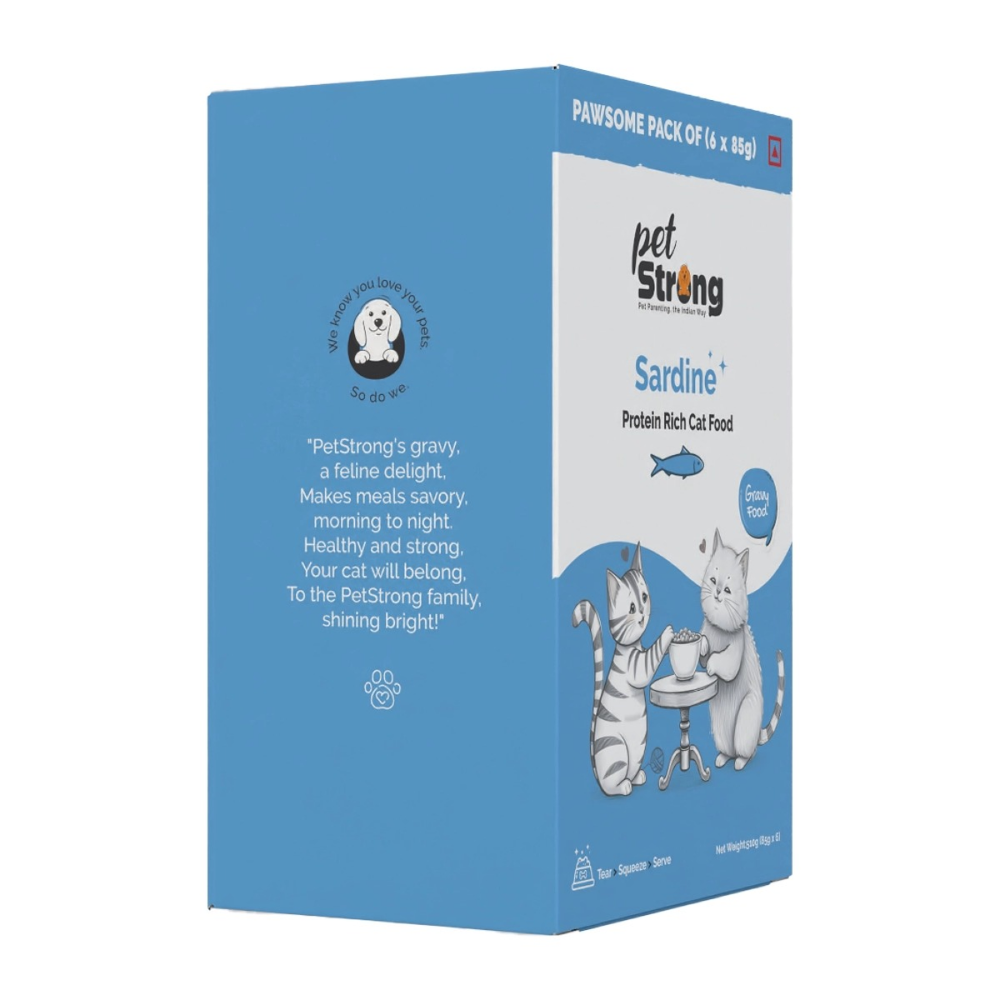 PetStrong Sardine in Gravy Cat Wet Food image 3