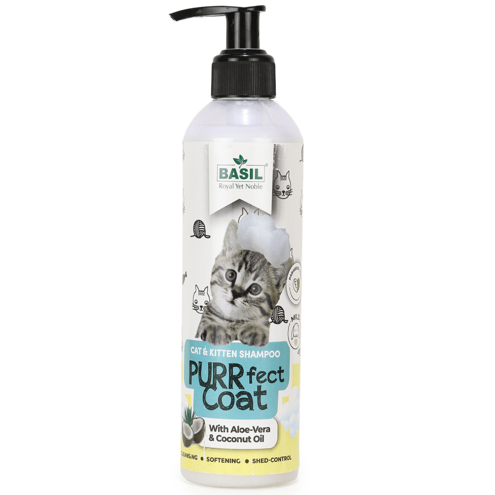 Basil Purrfect Coat Cat Shampoo image 2