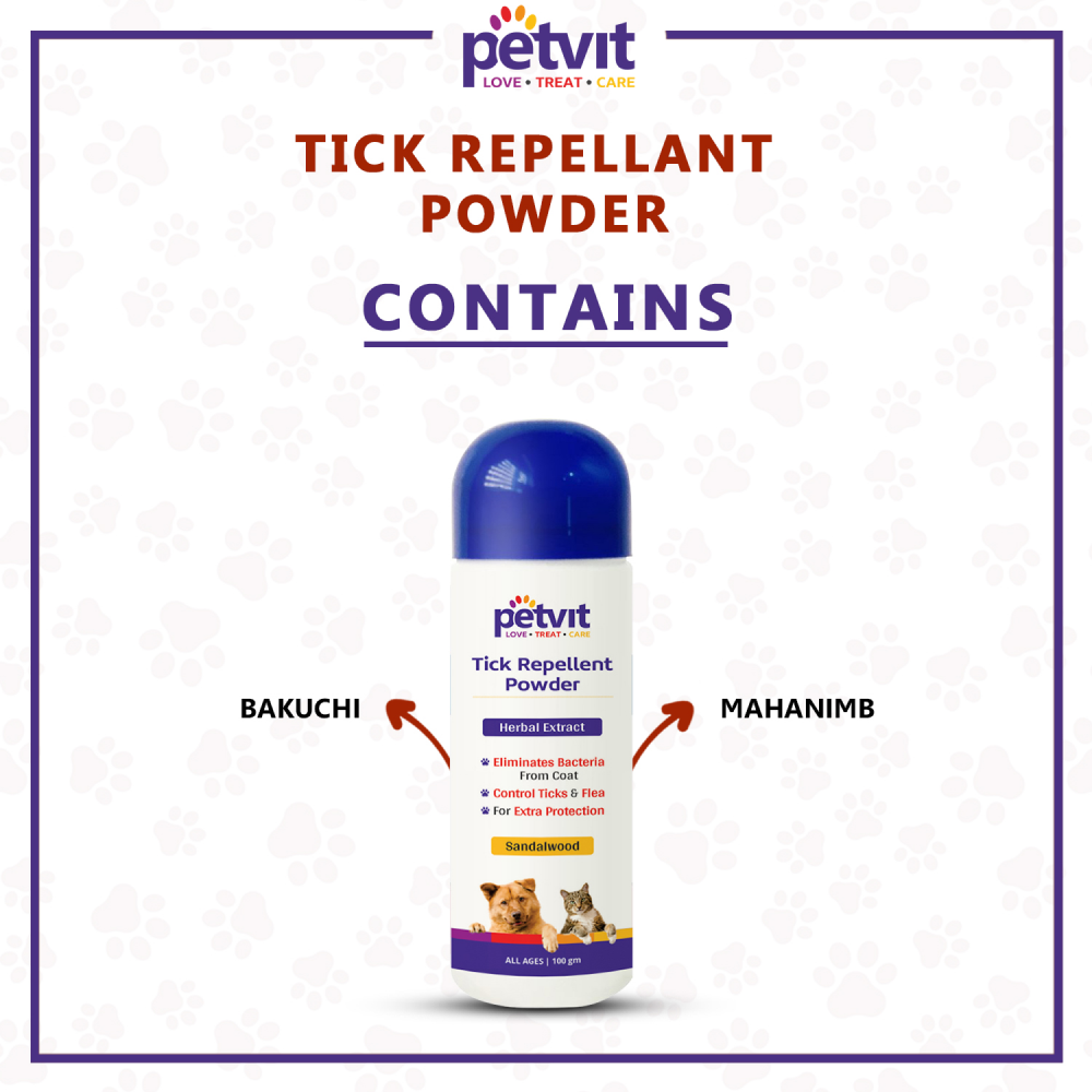 Petvit Tick Repellent Powder for Dogs and Cats image 4