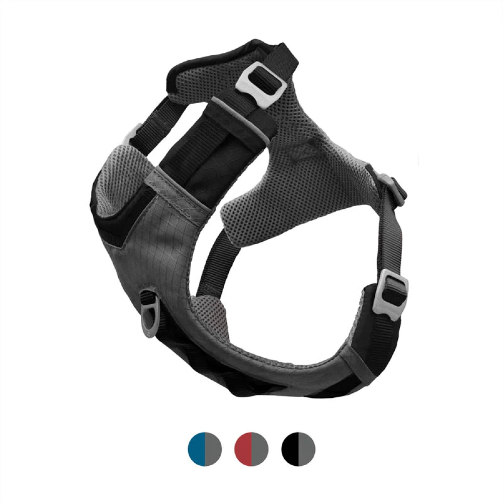 Kurgo Journey Air Harness for Dogs (Black/Gargoyle Grey) image 2