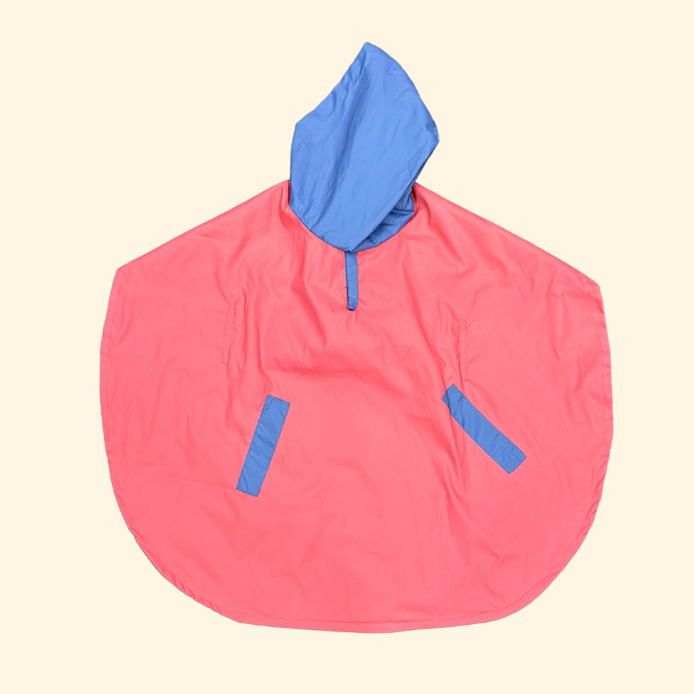 Pet Set Go Dual Colour Cape Style Raincoat for Dogs (Pink) image 6