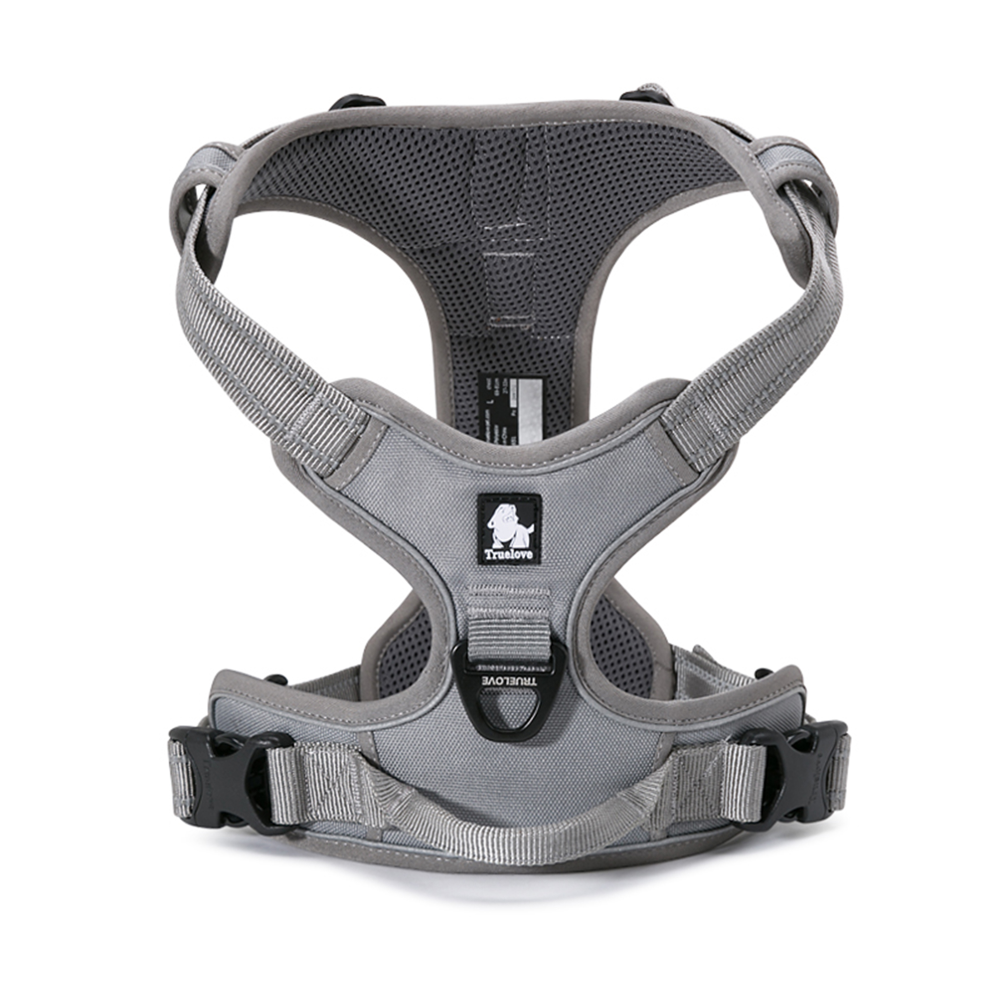 Truelove Classic Harness and Padded Collar for Dogs (Grey) - L image 2
