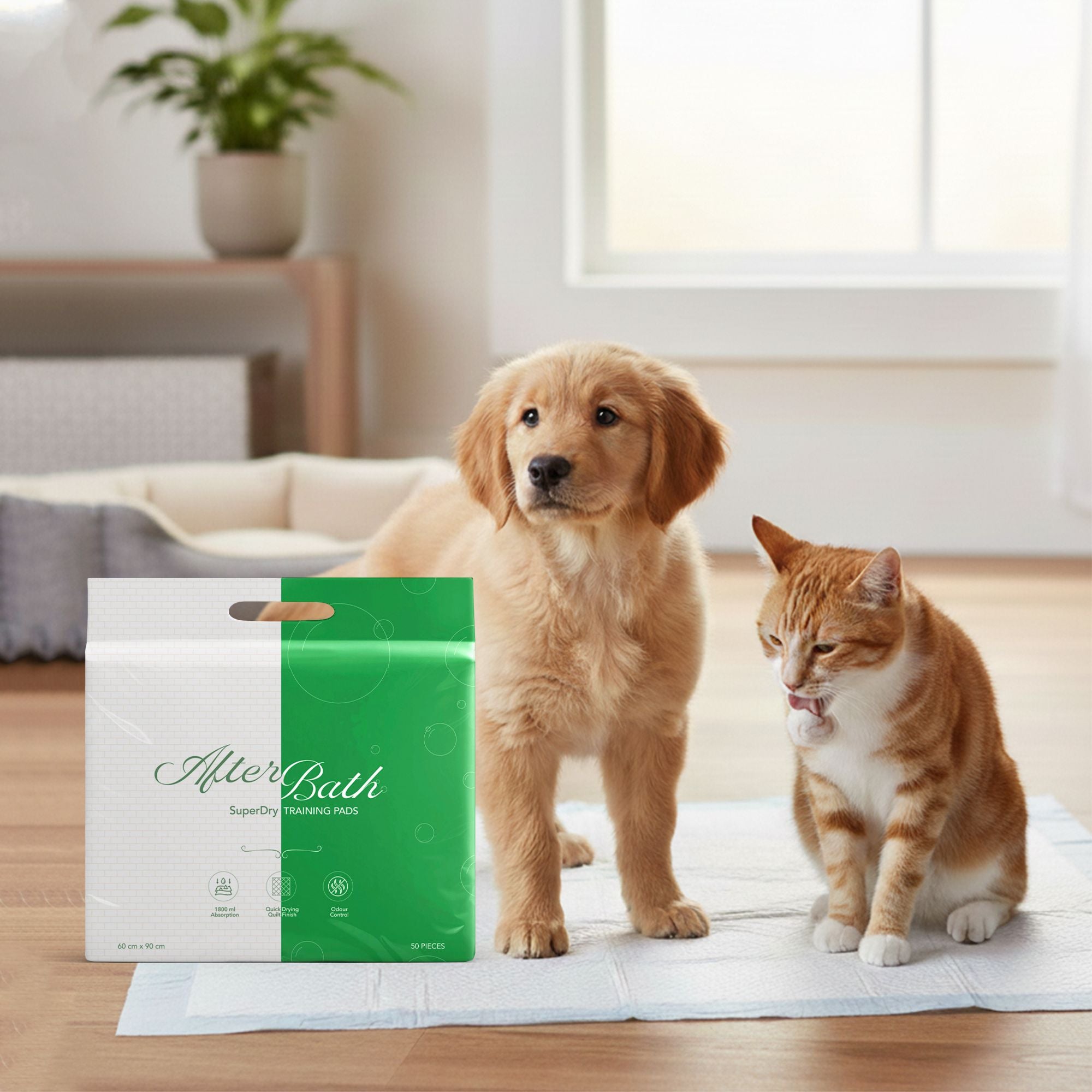 Afterbath SuperDry Training Pads for Dogs & Cats (60x90cm) image 6