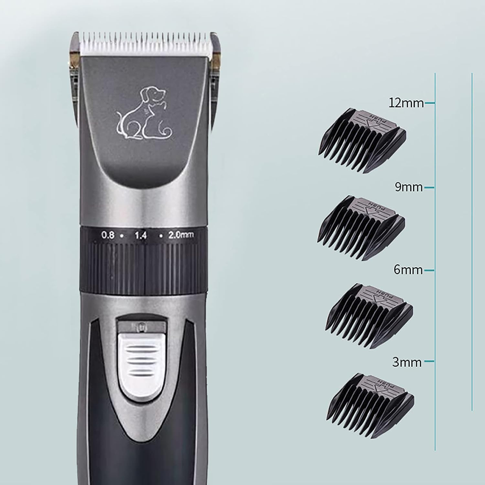 PetVogue Unisex Kit Clipper with Low Noise Rechargeable Hair Trimmer for Dogs and Cats image 4