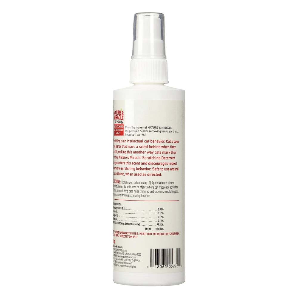Natures Miracle Scratching Deter Spray for Cats image 3