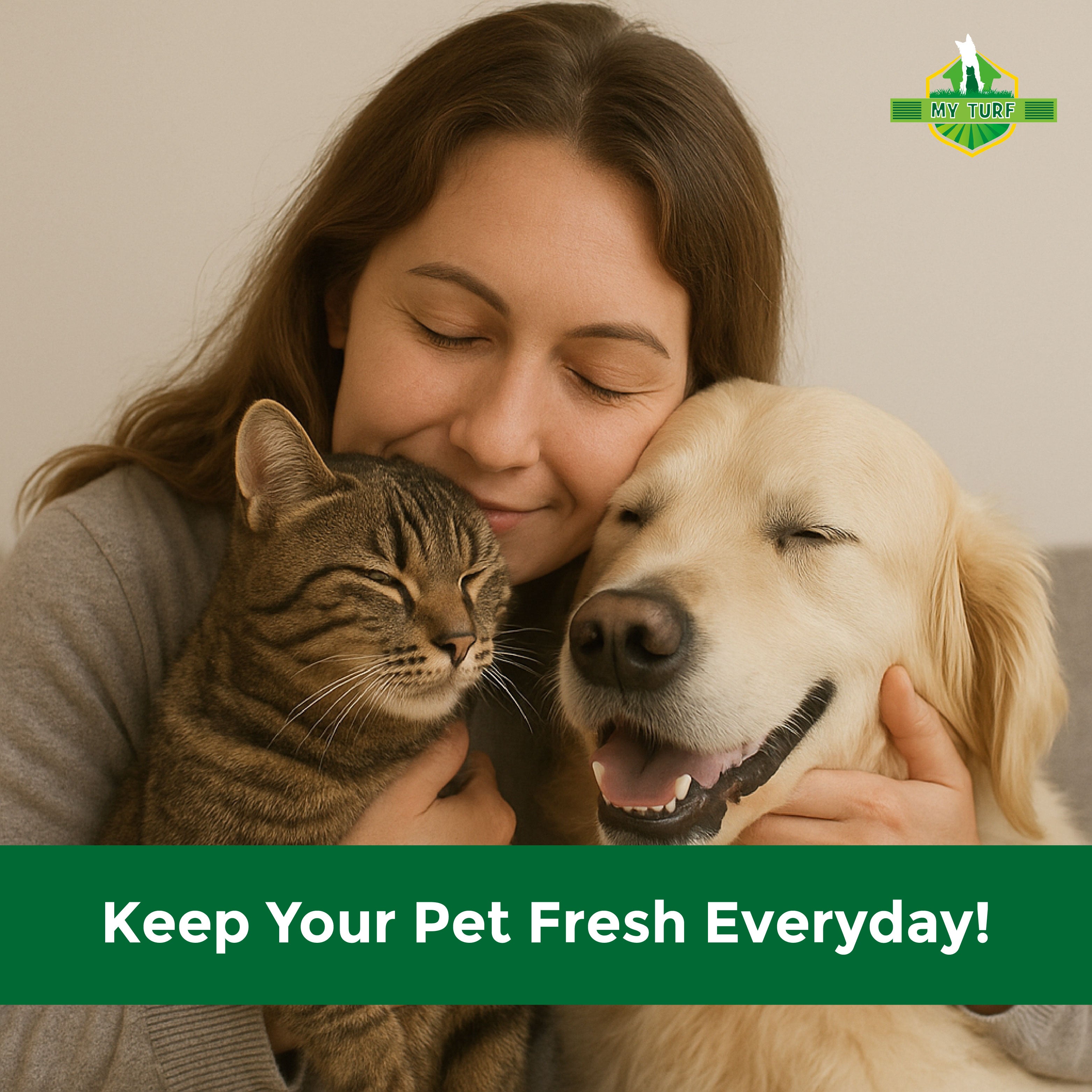 My Turf Bio Bamboo Fiber Wipes for Dogs and Cats image 2