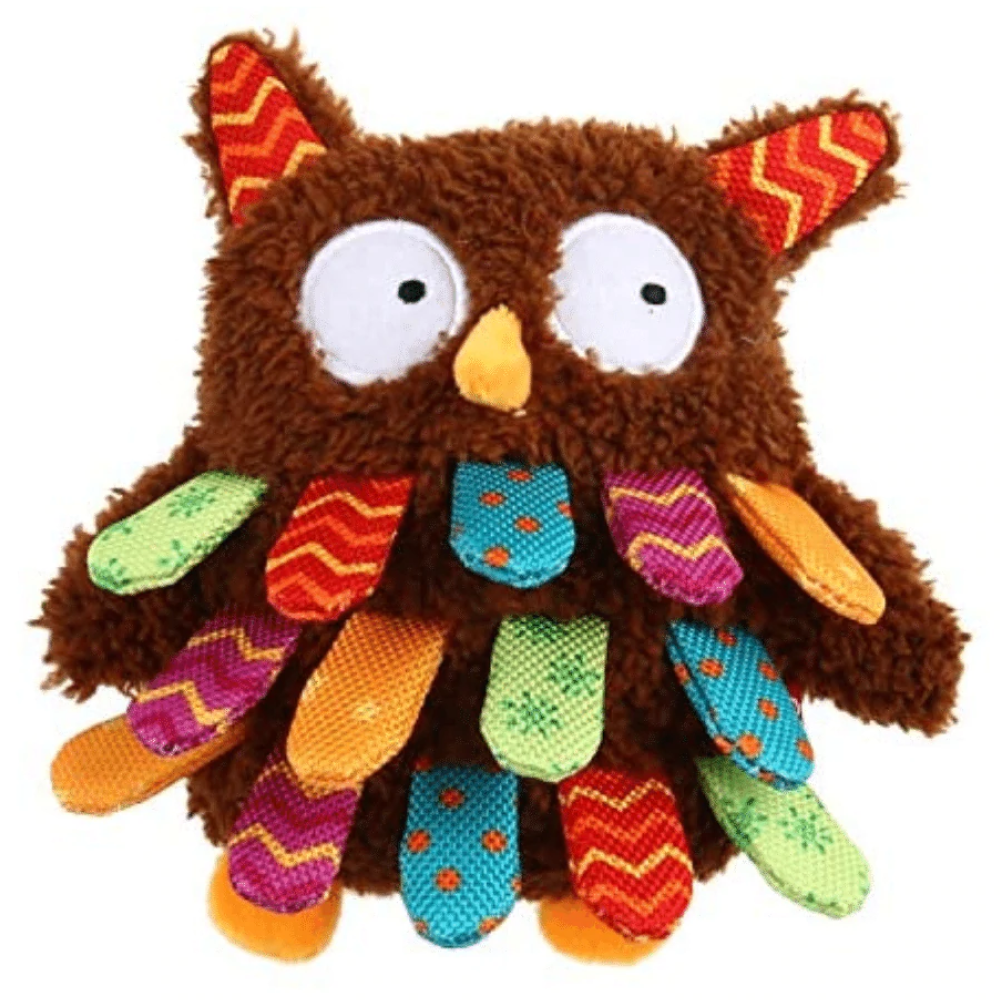 GiGwi Plush Friendz with Squeaker Owl Toy for Dogs image 4