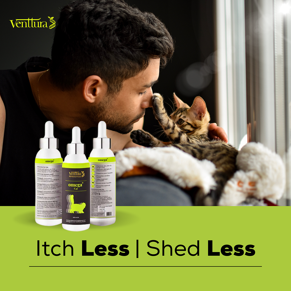 Venttura Healthy Skin & Glowing Coat Omega Fatty Acid Supplement for Cats image 8