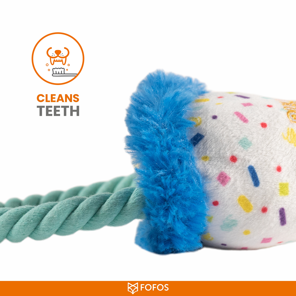 Barkbutler x Fofos Birthday Hat Plush Toy for Dogs image 7