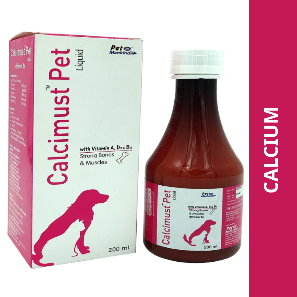 Mankind Calcimust Syrup Calcium Supplement for Dogs and Cats (200ml) image 4