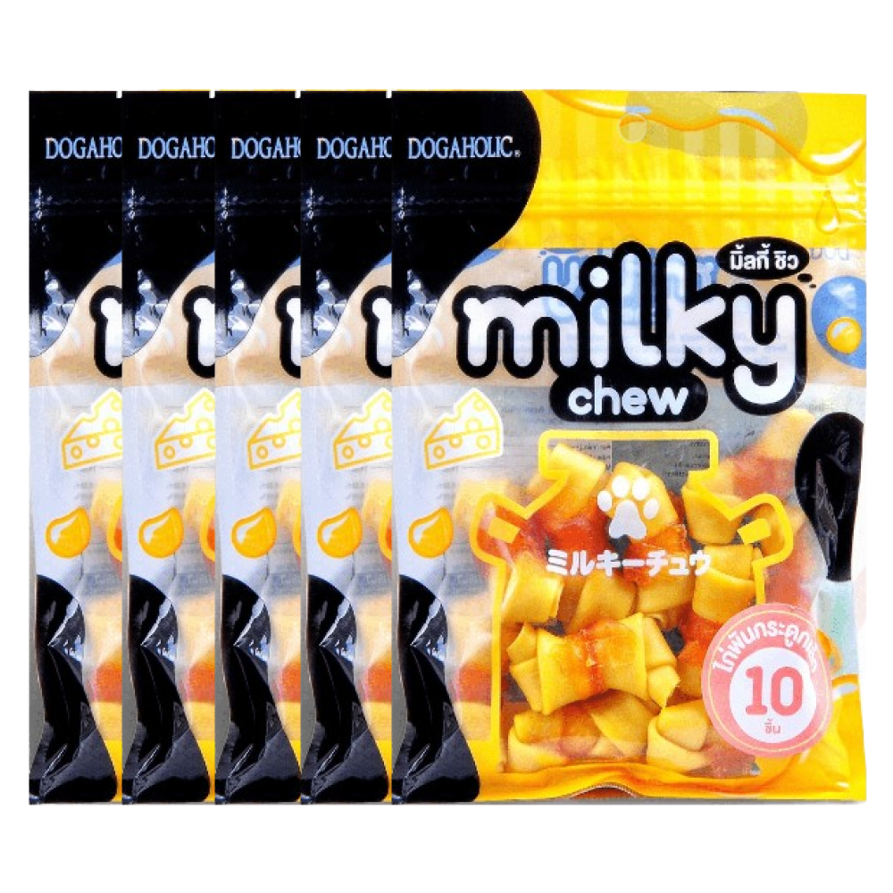 Dogaholic Milky Chew Cheese Chicken Bone Style image 8